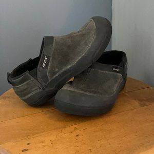 Crocs grey slip on shoe